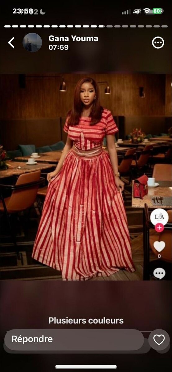 Robe confectionner