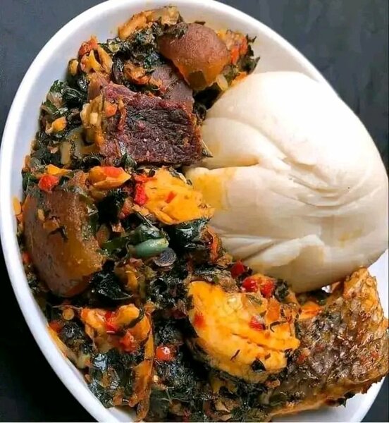 Native soup (ofor soup)