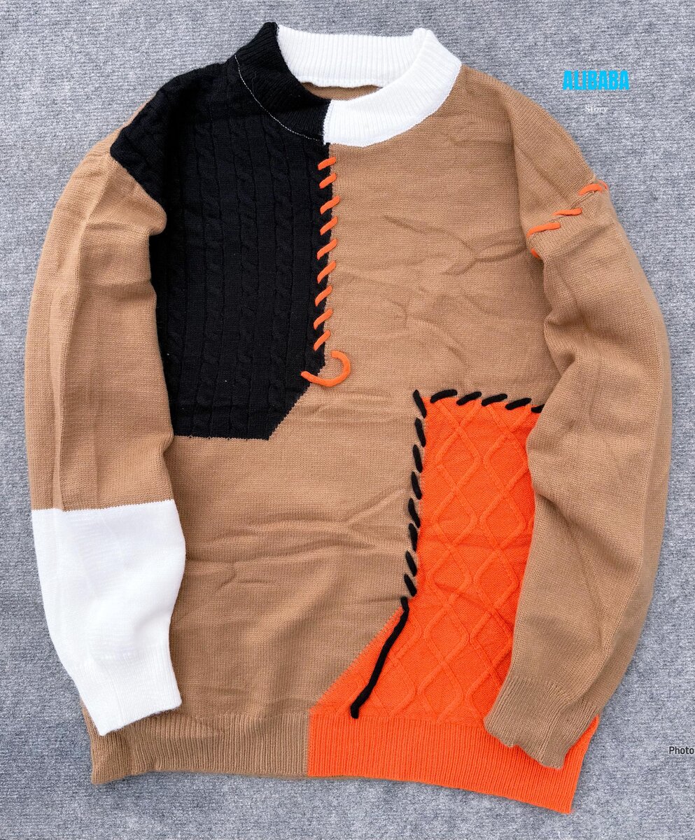 Pull Patchwork Multicolore