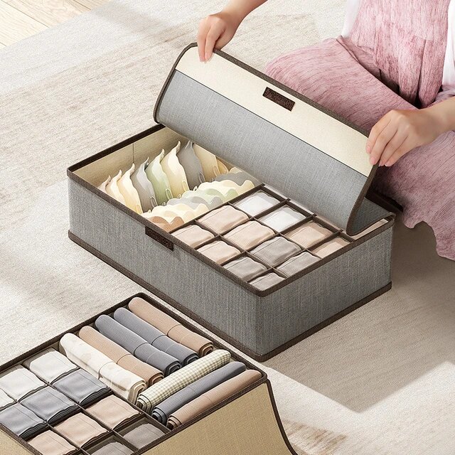 Organisateur pliable de tiroir