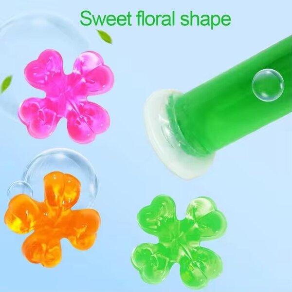 Toilet deodorizer cleaning gel
