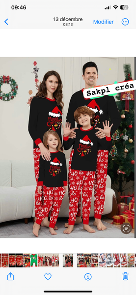 Pyjamas Noël