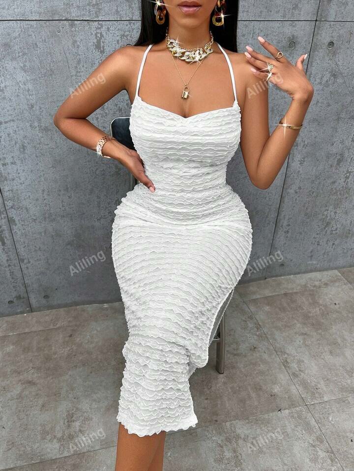 Robe Élégante Dentelle Blanche