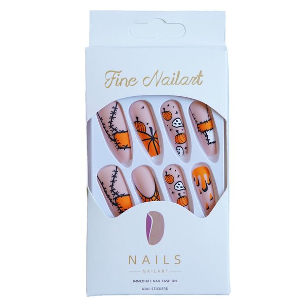 Beautiful nude press on nails