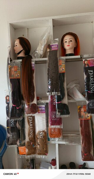 Extensions de cheveux synthétiques