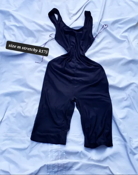 black jumpsuit