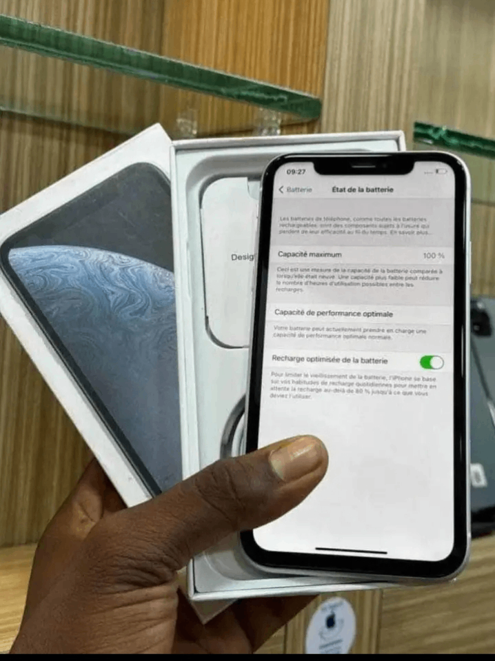 iPhone XR Blanc avec Boîte
