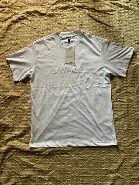 T-shirt blanc en coton