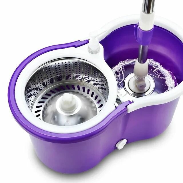 Platinum Balai Serpillère Avec Seau D'essuie-glace Gaufrée