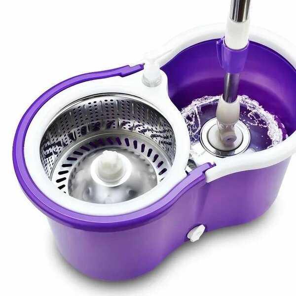 Platinum Balai Serpillère Avec Seau D'essuie-glace Gaufrée