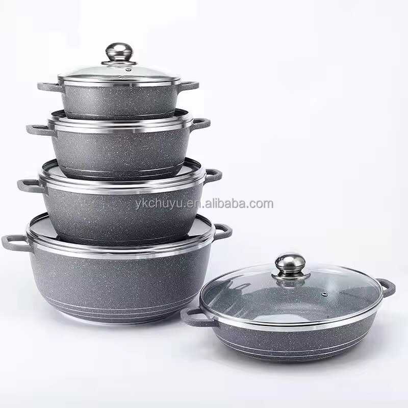 Casserole granite anti adhésif