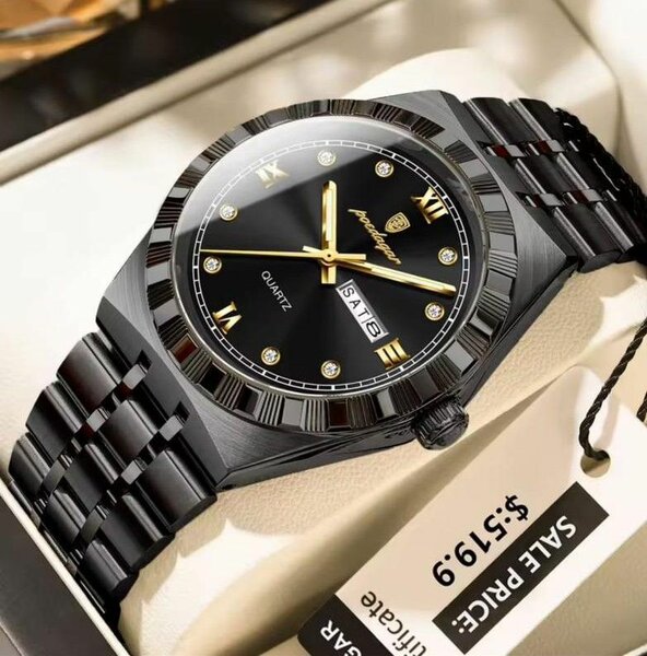 Montre Homme Élégante Noir