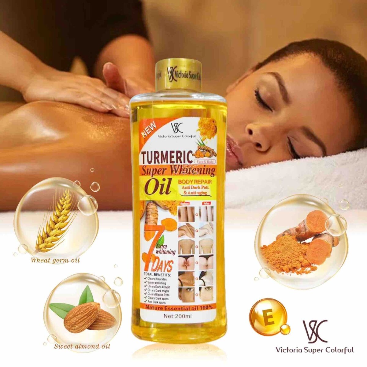 Turmeric Whitening Body Oil