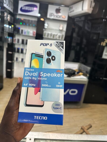 Tecno pop 8/64 giga nouveau scelle