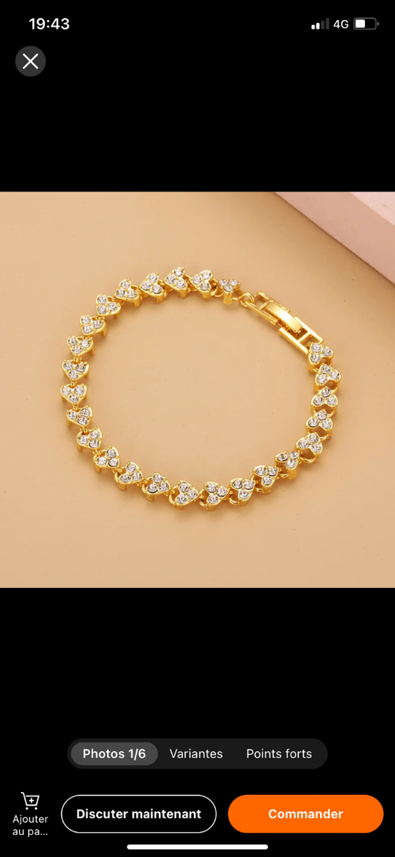 Bracelet brillants