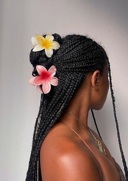 pinces à cheveux fleurs