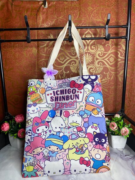 Tote bag labubu