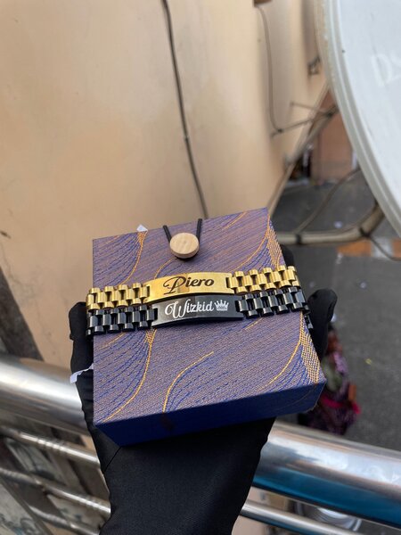 Engraved Rolex bracelet