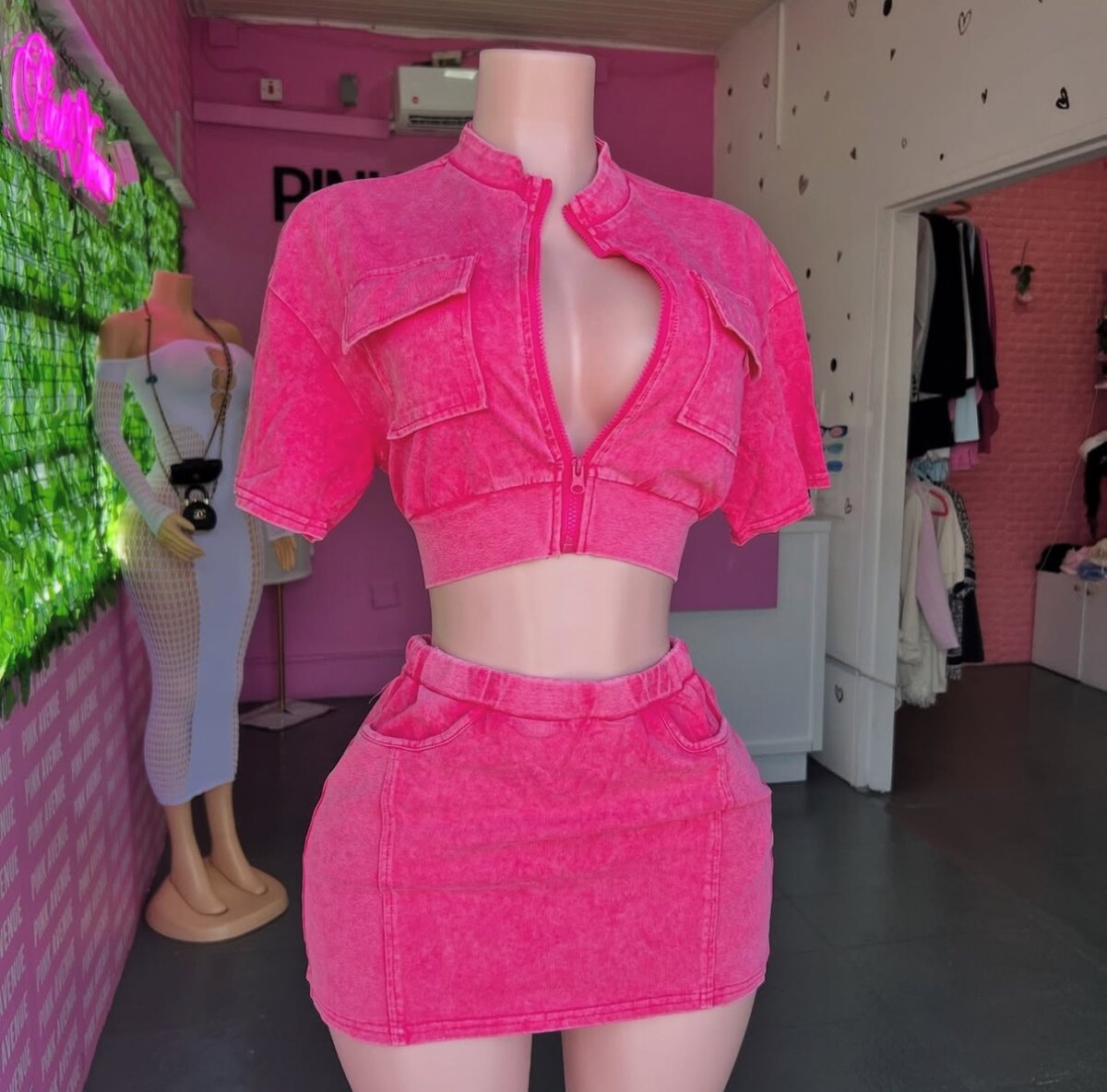 Pink dress