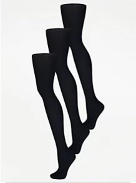40 Denier Opaque Tights 3 Pack