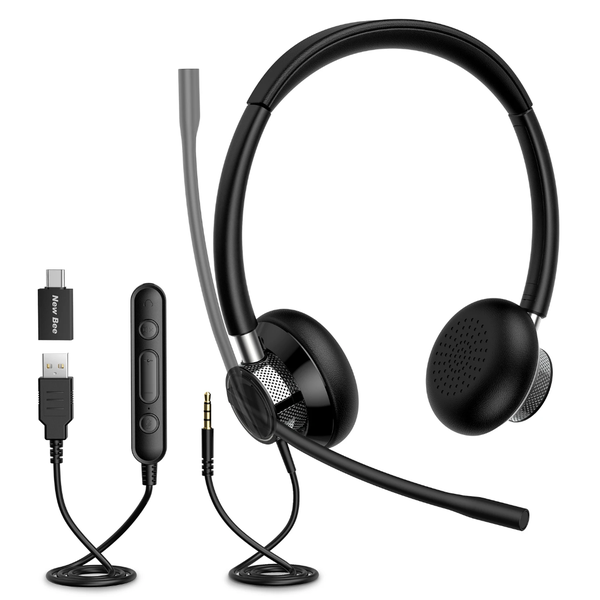 Casque USB avec Micro flexible