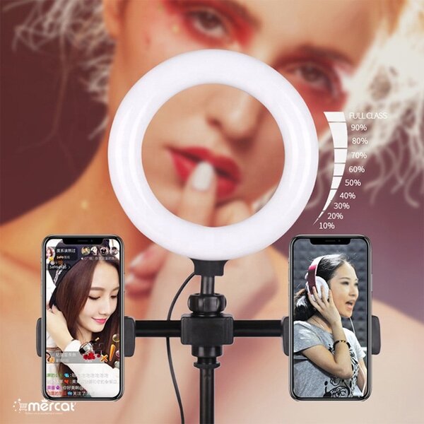 Selfie de bureau à double support Live Streaming