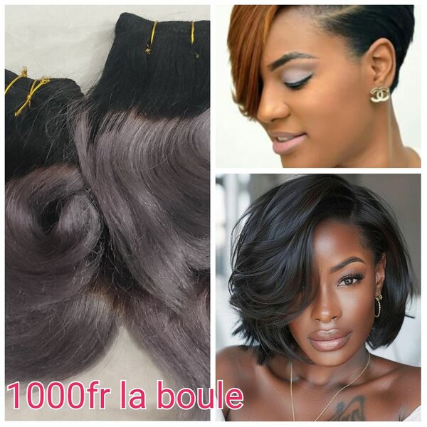 Extension de cheveux lisses