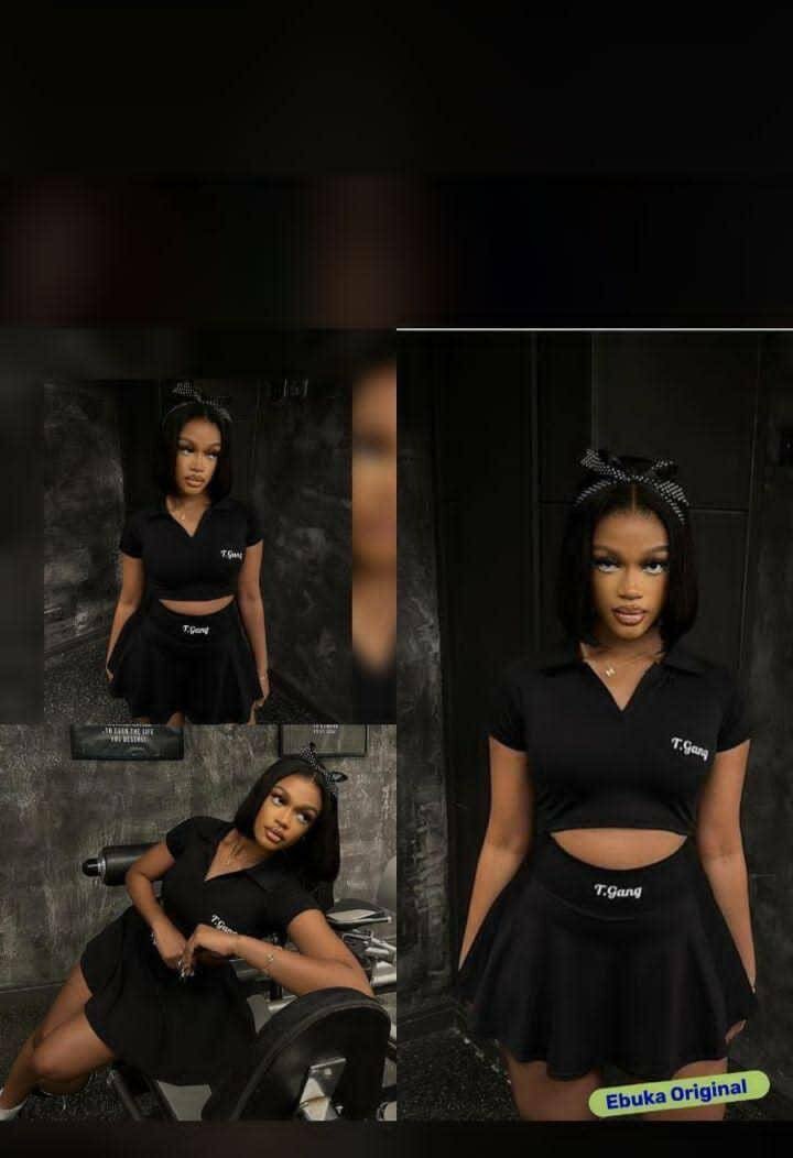 Skirt and top fashion dress for ladies