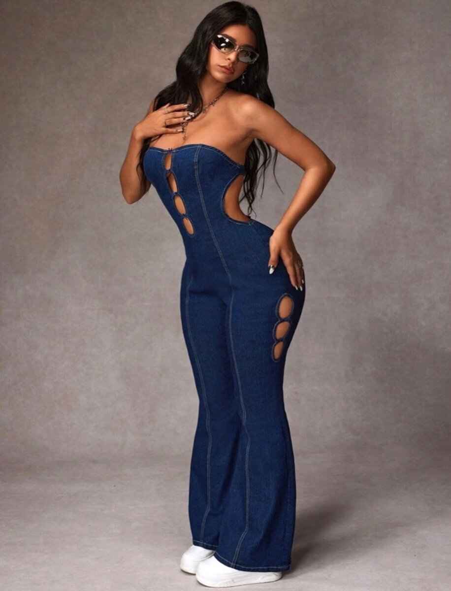Denim jumpsuit