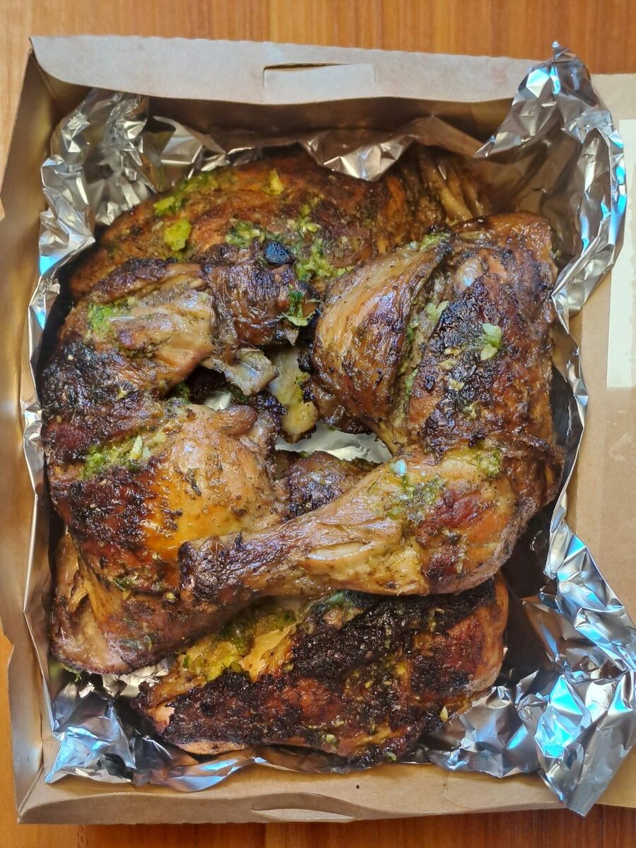 Poulet braisé