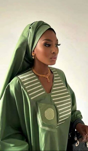 Abaya Verte Élégante