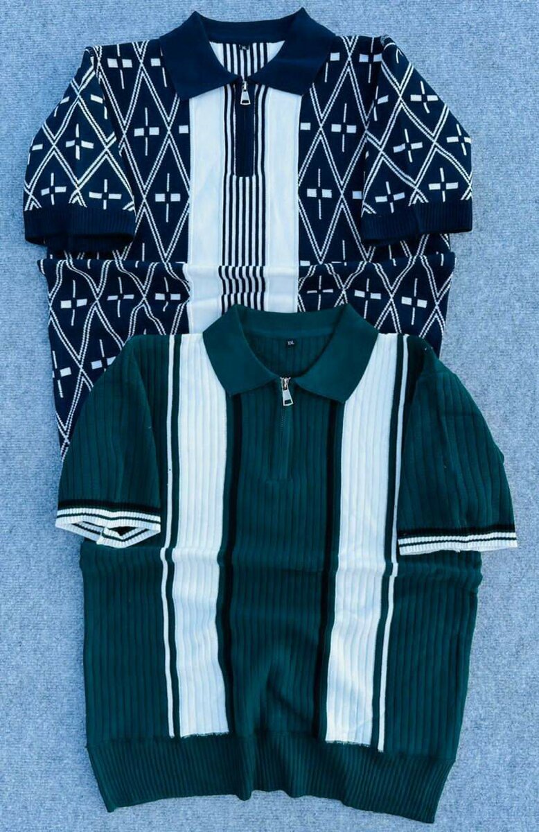 Polos en maille à zip