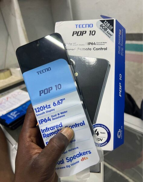 Smartphone Tecno Pop 10 128GB