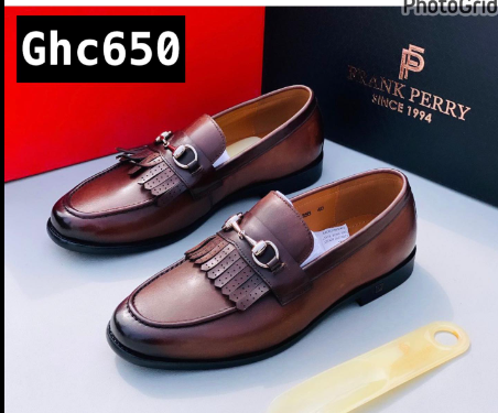 brown shoes