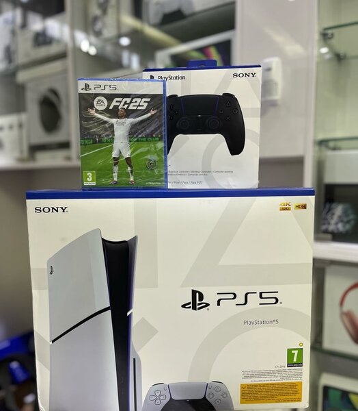 PlayStation 5 Slim Standard, Extra controller, EA FC 25 CD