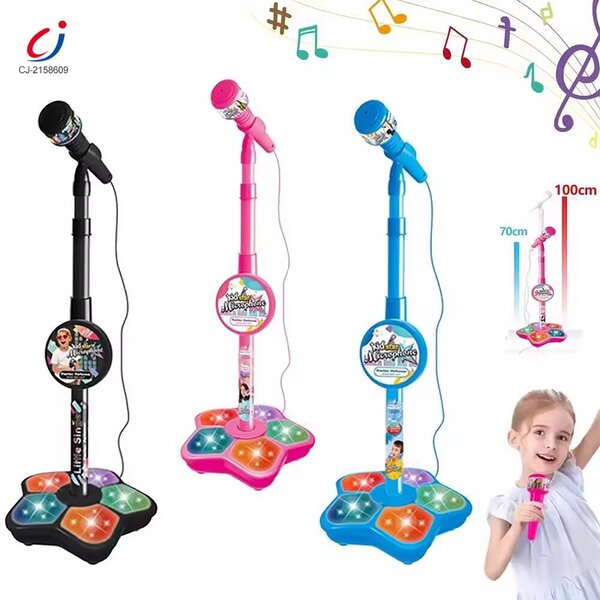 Kids karaoke set with microphone