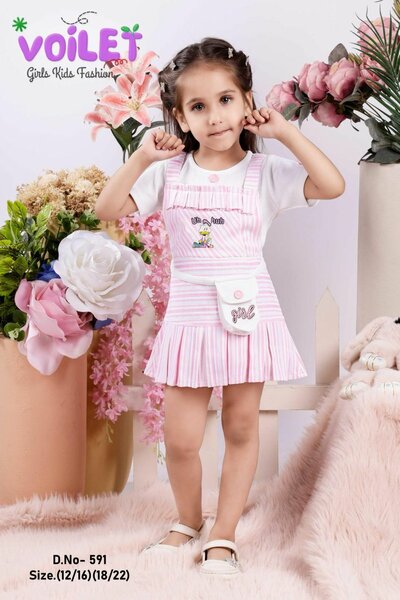 Robe à Bretelles Enfant Fille