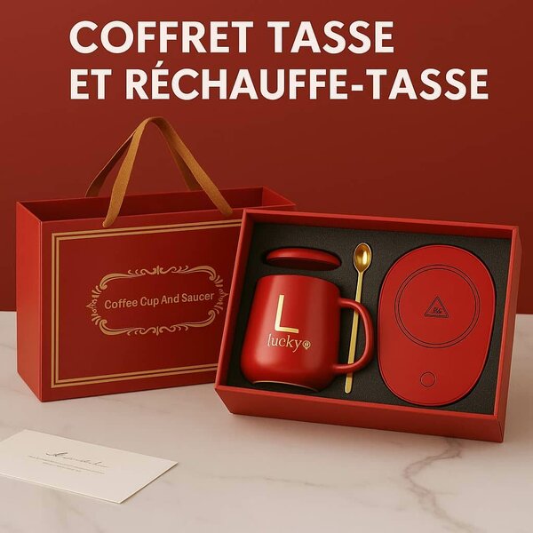 Coffret tasse chauffante luxe