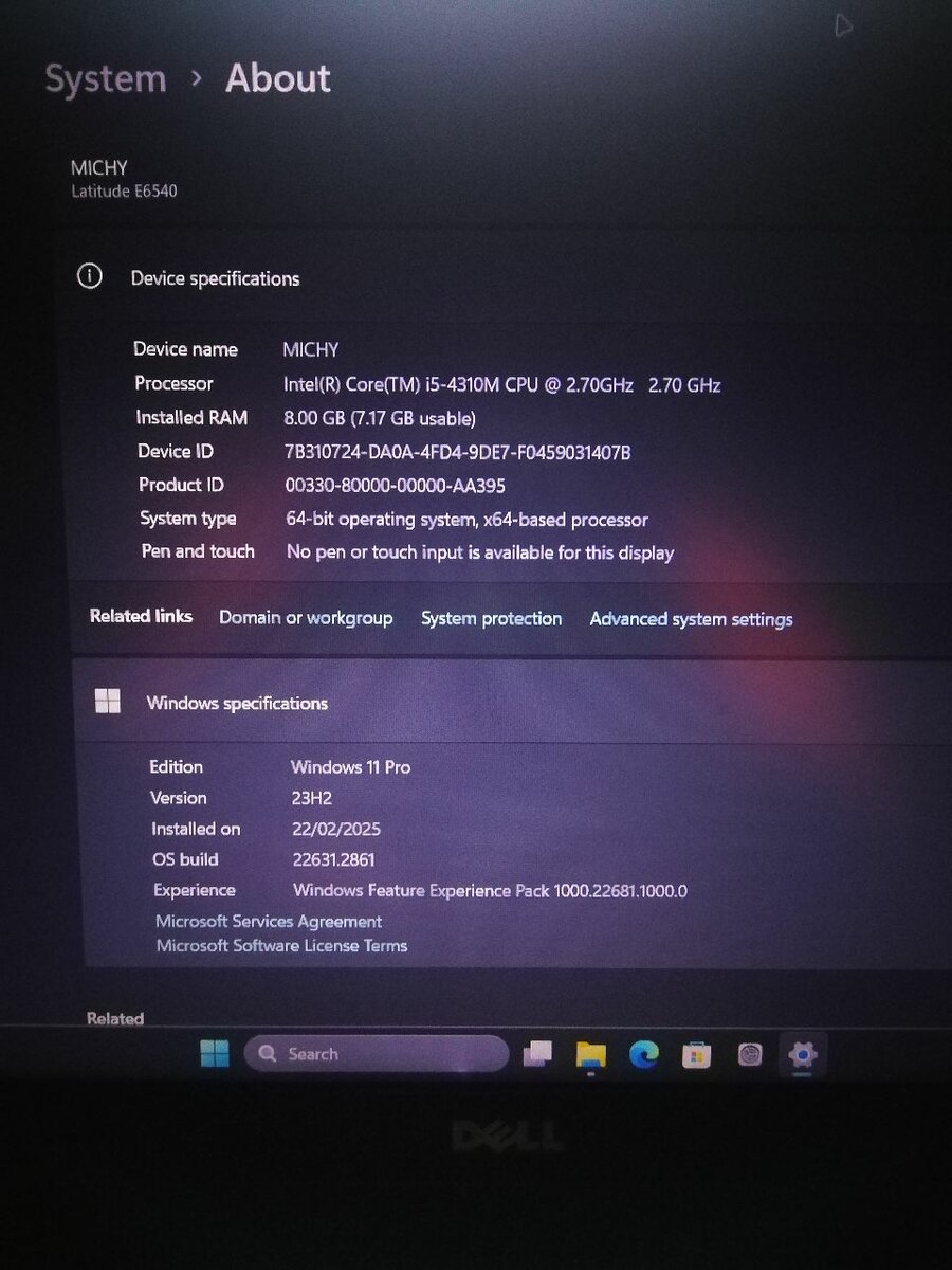 Dell Latitude E6540