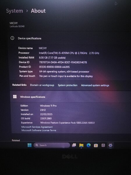 Dell Latitude E6540