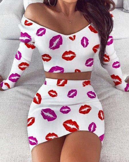 Skirt and top