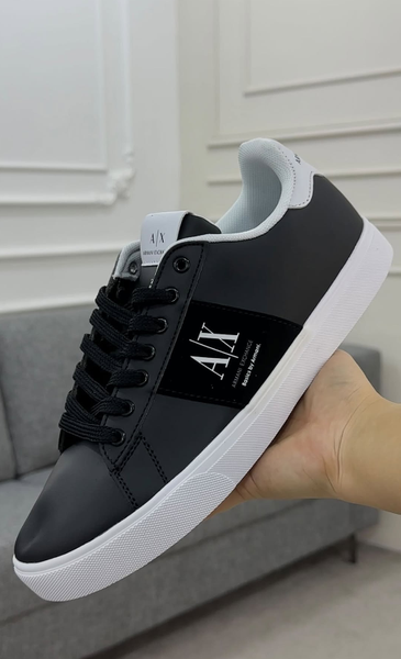 кеды черные Armani Exchange