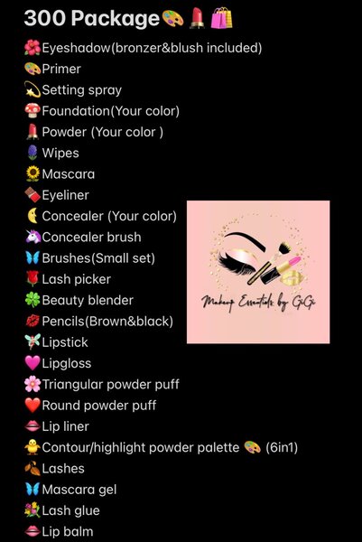 Makeup personal set