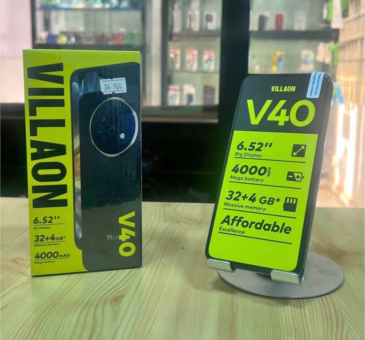 Smartphone V40 6.52" 4000mAh