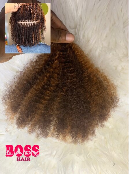 Extensions cheveux crépus naturels