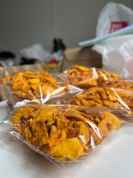 Mangues séchées en sachets