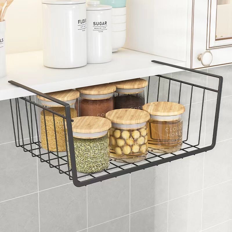 Under cabinet storage rack