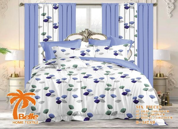 2 draps de 3 places