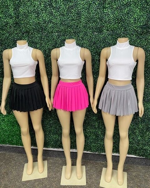 Skirt and top