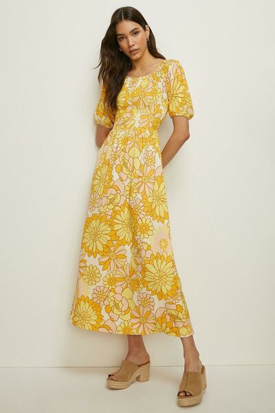 Robe fleurie d'été femme